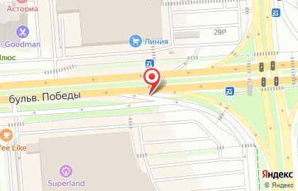 Киоск быстрого питания Русский аппетит на бульваре Победы, 23Б на карте