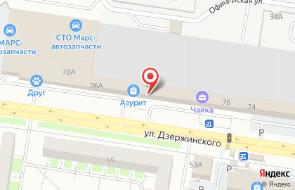 Автосервис в Тольятти на карте