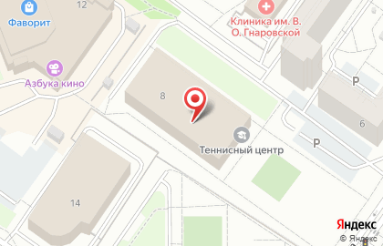 Теннисный центр, СДЮСШОР №1 на карте