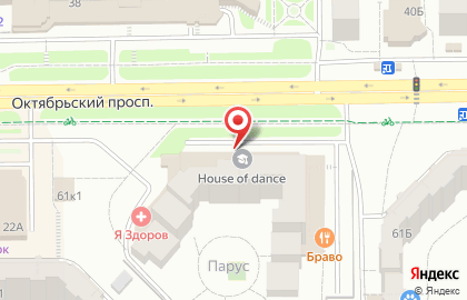 Финтех на Октябрьском проспекте на карте