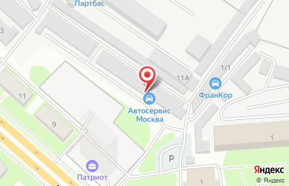 Автосалон Москва на проспекте Героев на карте