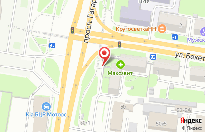 Магазин кондитерских изделий Какао Боб на проспекте Гагарина на карте