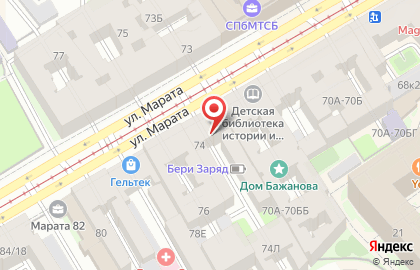 Служба бронирования отелей Spbinn.ru на карте