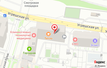 Сеть водоматов Ручей чистой воды на Угрешской улице на карте