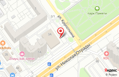 Билборды (6х3 м) от РГ Дрим в Тракторозаводском районе на карте