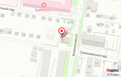 Колибри на Больничной улице на карте