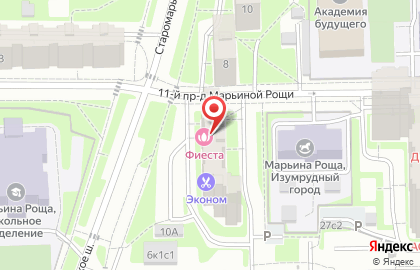 Магазин овощей и фруктов в Москве на карте