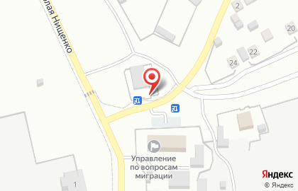 Кафе быстрого питания Бистро на улице Парижской Коммуны на карте