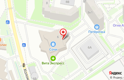 Нижегородский филиал Банкомат, БинБанк в Автозаводском районе на карте