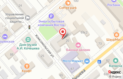 Всероссийская творческая общественная организация Союз художников России на Комсомольской на карте