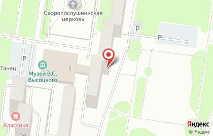 Продуктовый магазин в Тольятти на карте