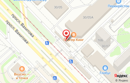 Оператор связи Мегафон на проспекте Вахитова на карте