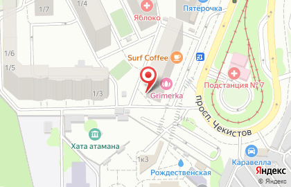 Мини-маркет Корзинка на улице 70-летия Октября на карте