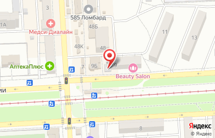 Микрокредитная компания ДеньгиАктив в Дзержинском районе на карте