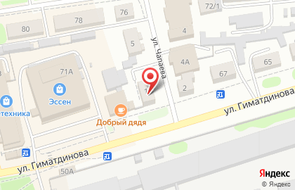 Магазин автозапчастей Восток Авто, магазин автозапчастей на улице Чапаева на карте
