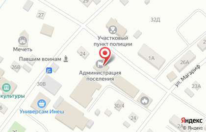 С. Биклянь Опорный пункт полиции на карте