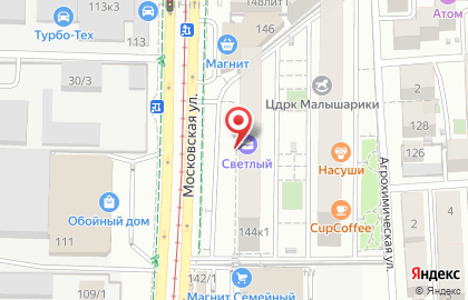 Участковая ветеринарная лечебница Московская на карте