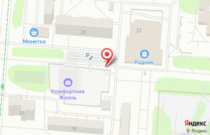 Автостоянка в Казани на карте