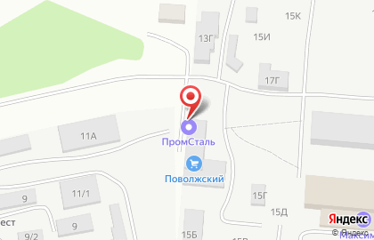 Продуктовый магазин в Волгограде на карте