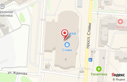 Сервисный центр Pedant.ru на проспекте Славы на карте