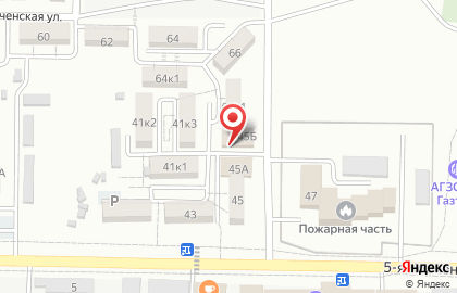 Продуктовый магазин в Астрахани на карте