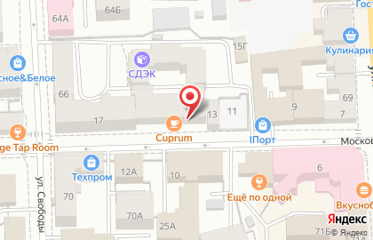 Пиццерия Tony Montana на Московской улице на карте