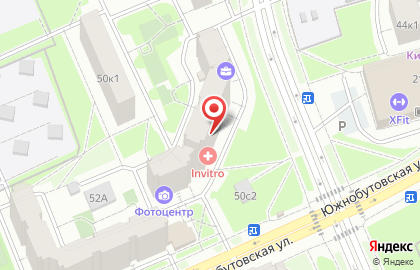 Автошкола Ганг Люкс на Южнобутовской улице на карте