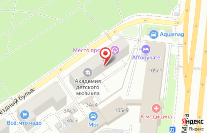 танцевальный центр "Пушкин" на карте