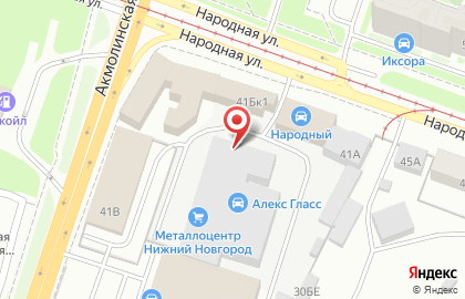Металлоцентр нн в Московском районе на карте