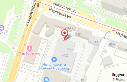 Металлоцентр нн в Московском районе на карте