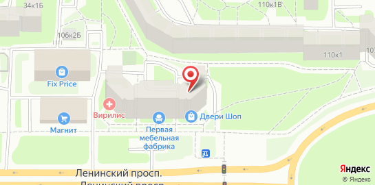 Мастерская по ремонту компьютеров и ноутбуков на Ленинском проспекте на карте