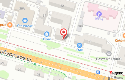 Магазин автозапчастей и центр сервисного обслуживания ГАЗ, УАЗ, ПАЗ газ 69 на Петербургском шоссе на карте