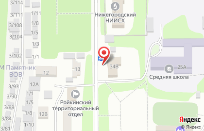 Продуктовый магазин в Нижнем Новгороде на карте