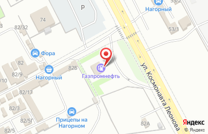 АЗС в Перми на карте