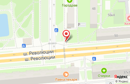 Киоск по продаже цветов на улице Маршала Тухачевского на карте