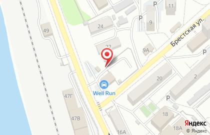 Автостоянка в Хабаровске на карте