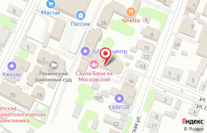 Мастак на Малой Московской улице на карте