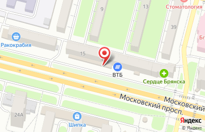 Магазин тканей в Брянске на карте