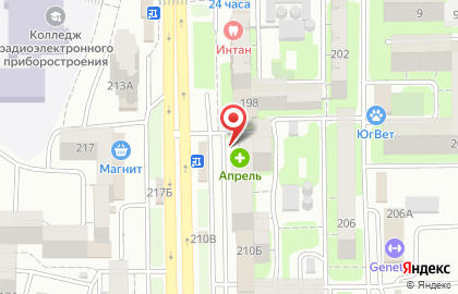 Аптека Апрель в Краснодаре на карте