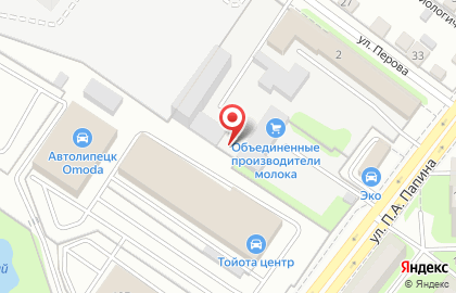 ООО ФосАгро-Липецк на улице Папина на карте
