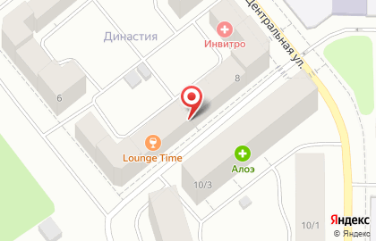 Медицинская компания Инвитро на Центральной улице во Всеволожске на карте