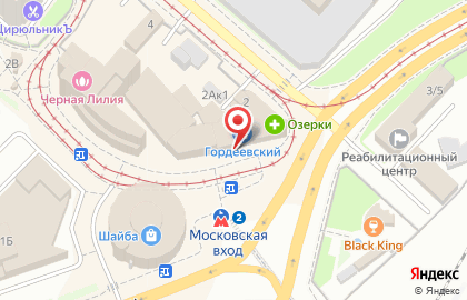 Магазин косметики и парфюмерии на Гордеевской улице на карте