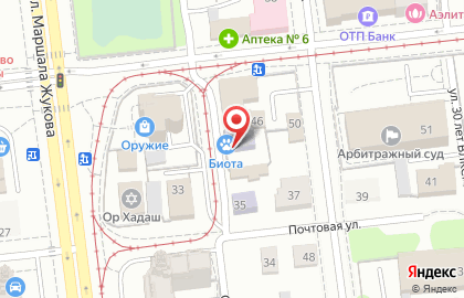 Егоза на Слободской улице на карте