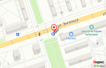 Цветочная лавка Катюша на улице Энгельса на карте