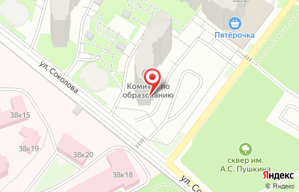 Комитет по образованию Администрация городского округа Подольск на карте