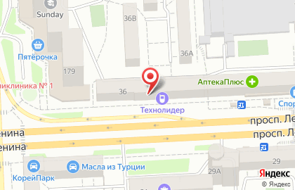 Оптово-розничный салон Fan Fan Tulpan на проспекте Ленина на карте