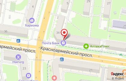 Санкт-Петербургский городской ломбард на Красноармейском проспекте на карте