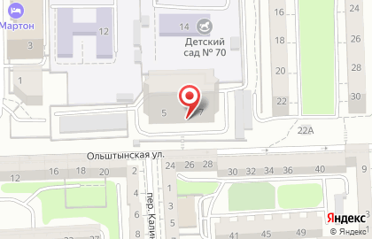 Компания Янтарный берег на Ольштынской улице на карте