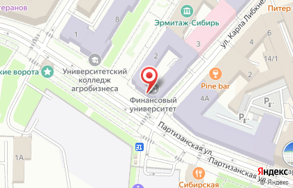 Омский филиал Финансовый университет при Правительстве РФ в Омске на карте