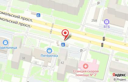 Фирменный магазин Ермолино на Комсомольском проспекте на карте